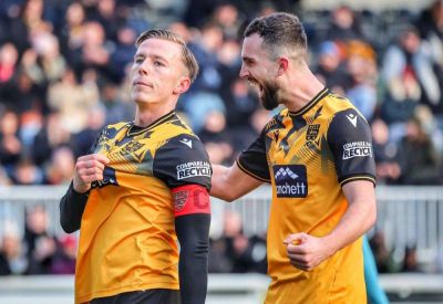 Maidstone United manager George Elokobi’s praise for Sam Corne after skipper scores winner in Boxing Day victory against Dover Athletic