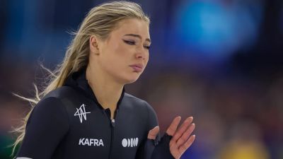 Olympic hopeful Jutta Leerdam, Jake Paul's fiancée, bounces back after crushing fall during trials
