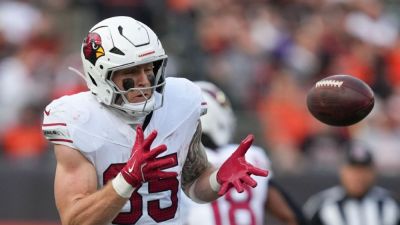 Jonathan Gannon - Cardinals' Trey McBride snags 117th catch, setting TE record - ESPN - espn.com - state Arizona