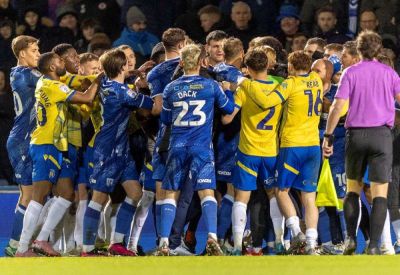 Gillingham manager Gareth Ainsworth and Colchester United boss Danny Cowley comment on post-match scuffle after League Two clash at Priestfield