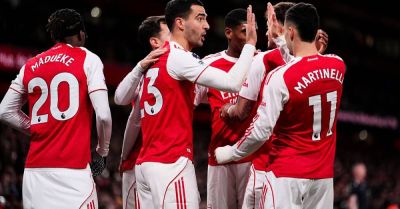 Arsenal restore five-point lead with comfortable win over Brentford