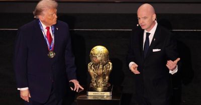 Donald Trump awarded inaugural FIFA peace prize at World Cup draw
