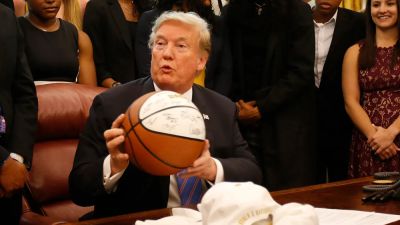 Sue Ogrocki - Trump warns college sports are in 'BIG trouble' in cryptic post - foxnews.com - county Clinton - state Oklahoma - county Tulsa