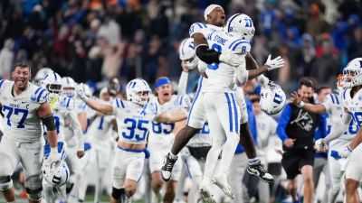 Urban Meyer - James Madison - Duke upsets Virginia in overtime to claim ACC title, possibly shaking up CFP picture - foxnews.com - state Indiana - state Ohio