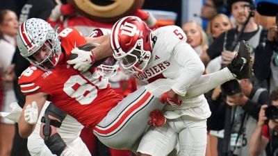 Urban Meyer - Michael Conroy - Indiana gets top billing in College Football Playoff as Miami sneaks into field - foxnews.com - Georgia - state Indiana - state Texas - state Alabama - state Ohio
