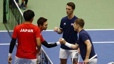 Joe Salisbury - Neal Skupski - Japan fight back to beat Britain in Davis Cup qualifiers, US advance - channelnewsasia.com - Britain - Usa - Japan - Taiwan - county Davis
