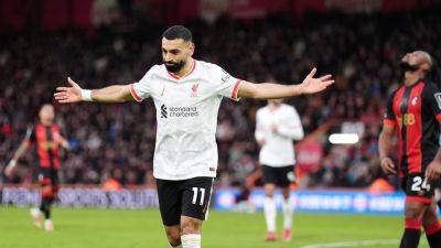 Mohamed Salah brace sees Liverpool beat Bournemouth