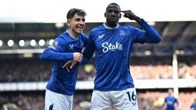 David Moyes - Shane Long - Abdoulaye Doucoure - Everton's Doucouré scores 4th-fastest goal in Premier League history - ESPN - espn.com - Jordan