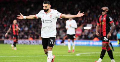 Andoni Iraola - Darren England - Cody Gakpo - Antoine Semenyo - Afc Bournemouth - Justin Kluivert - David Brooks - Milos Kerkez - Mohamed Salah’s double helps Liverpool open up nine-point lead in title race - breakingnews.ie - Liverpool