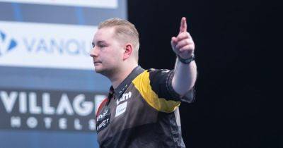 Dazzling Dimitri Van den Bergh smashes magical nine dart leg and as Belgian sinks Michael van Gerwen