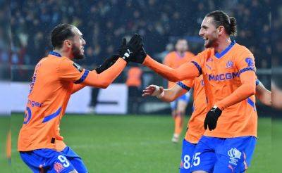 Neal Maupay - Paulo Fonseca - Ismael Bennacer - Corentin Tolisso - Nicolas Tagliafico - Adrien Rabiot - Paris Saint-Germain - Roberto De-Zerbi - Marseille - Marseille Cement Grip On Second Place In Ligue 1 - sports.ndtv.com - France - Algeria - Monaco - county Lyon