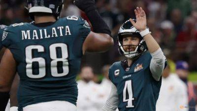 NFL-Eagles lineman Mailata notches Australian first with Super Bowl triumph