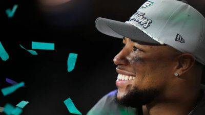 Saquon Barkley talks 'dynasty' after Eagles end Chiefs' valiant bid at NFL history