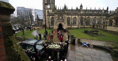 One of the greatest - Alex Ferguson leads tributes at funeral of Denis Law