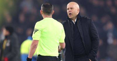Mo Salah - Michael Oliver - Virgil Van-Dijk - Alexis Mac Allister - Why Arne Slot didn't speak to media after Everton vs Liverpool chaos at Goodison Park - dailyrecord.co.uk