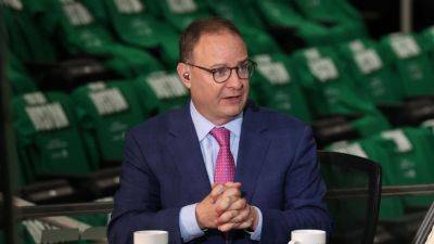 Adrian Wojnarowski - Adrian Wojnarowski honored with Curt Gowdy Media Award - ESPN - espn.com - San Francisco - state California - state New Jersey - county Bristol - state Connecticut - county Bee - county Fresno