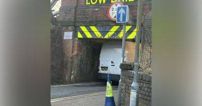 LIVE: Road CLOSED after van hits railway bridge - latest updates