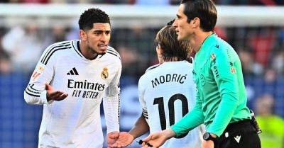 Real Madrid’s Jude Bellingham given two-game ban over ‘disrespect’ towards ref