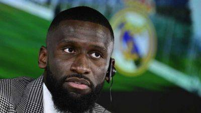 Real’s Rudiger set to miss Man City Champions League clash