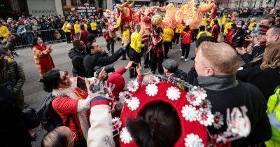 Thousands pack the streets of Chinatown to celebrate the Chinese New Year and watch Dragon parade