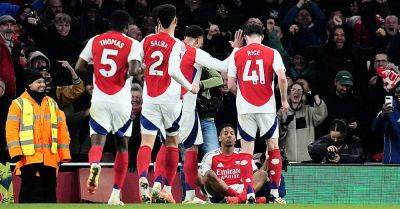 Arsenal humble Manchester City with five-star rout of Pep Guardiola’s side