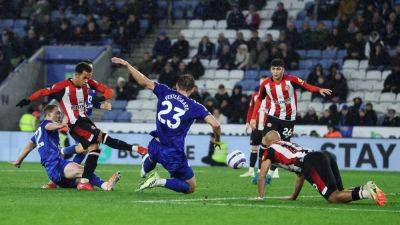 Thomas Frank - Fabio Carvalho - Jamie Vardy - Christian Norgaard - Bryan Mbeumo - Ruud Van-Nistelrooy - Brentford - Mark Flekken - Mikkel Damsgaard - Kevin Schade - Leicester City - Clinical Brentford batter listless Leicester - rte.ie