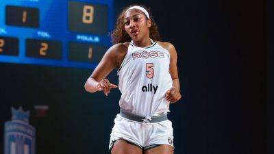 Angel Reese - Angel Reese makes Unrivaled history with first 20-20 game - ESPN - espn.com - county Miami - Austin - county Gray