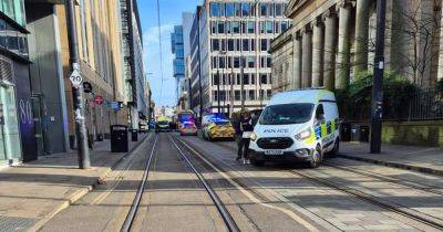 LIVE Manchester city centre brought to standstill as Metrolink tram crashes - updates