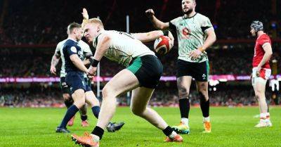 Jac Morgan - Gareth Anscombe - Warren Gatland - Tom Rogers - Jack Conan - Jamie Osborne - Sam Prendergast - Ireland survive Six Nations scare before clinching Triple Crown with Wales win - breakingnews.ie - Ireland