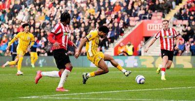 Aaron Ramsdale - Jan Bednarek - Ivan Juric - Joao Pedro - Bart Verbruggen - Southampton - Brighton - Brighton brush aside Southampton to keep European hopes on track - breakingnews.ie - Brazil - parish St. Mary