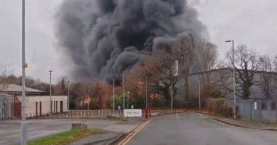 LIVE: Massive fire breaks out in Wythenshawe as smoke billows from scene - latest updates