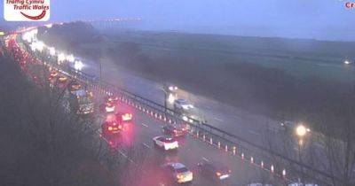 M4 drivers endure long delays following crash on Prince of Wales Bridge - walesonline.co.uk