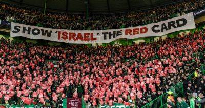 Celtic 'discover' UEFA fate over Green Brigade 'show Israel the red card' banner