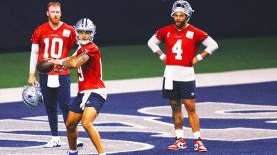Stephen Jones - Trey Lance - Micah Parsons - Cowboys' 'goal' is to draft a QB as Trey Lance, Cooper Rush head for free agency - foxnews.com - San Francisco - county Dallas