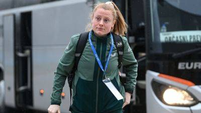 Amber Barrett starts for Ireland away to Slovenia