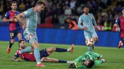 Robert Lewandowski - Marcos Llorente - Antoine Griezmann - Julian Alvarez - Alexander Sorloth - Inigo Martinez - Hakan Calhanoglu - Marko Arnautovic - European round-up: Atletico Madrid and Barcelona draw Copa del Rey thriller - rte.ie - France - Germany - Scotland - county Oliver