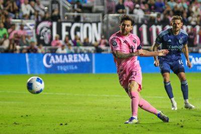 Messi on target as Miami reach CONCACAF Champions Cup last 16