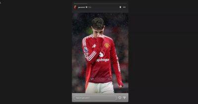 Alejandro Garnacho's social media activity contradicts what some Manchester United staff think