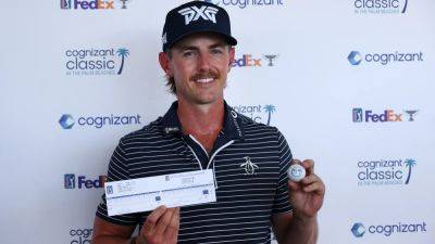 Knapp makes Tour history with stunning Palm Beach 59