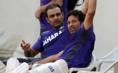 Virender Sehwag "Was Almost Crying...": BCCI Vice-President Reveals Details And What Sachin Tendulkar Did Next