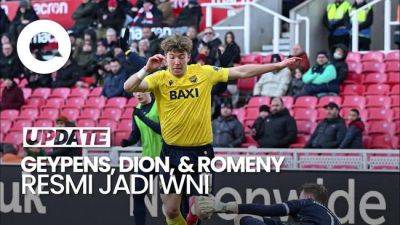 Video: Komisi XIII Setujui Status WNI Ole Romeny, Tim Geypens-Dion Markx - sport.detik.com - Indonesia