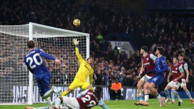 Robert Sanchez - West Ham - Cole Palmer - Jarrod Bowen - Levi Colwill - Pedro Neto - Enzo Maresca - Evan Ferguson - Enzo Fernandez - Filip Jorgensen - Chelsea battle back to take the points against West Ham - rte.ie