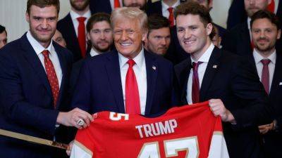 Stanley Cup-champion Florida Panthers honored at White House - ESPN