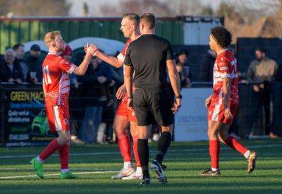 Joe Taylor - Craig Tucker - Alfie Paxman - Ramsgate coach Darren Beale concerned for his players’ safety during Isthmian South East leaders’ 5-0 win over Littlehampton - kentonline.co.uk
