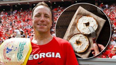 Michael Jordan - Joey Chestnut Can't Be Stopped: Eats Record Number Of Bagels - foxnews.com - Jordan