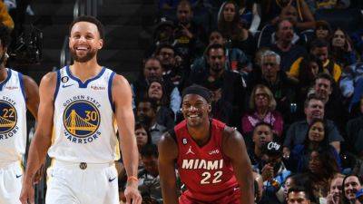 Tyler Herro - Kevin Love - Jimmy Butler reacts to Heat-Warriors trade with 'wild wild west' post - ESPN - espn.com - Usa - county Miami - state Utah - county Butler