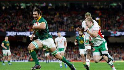 Hugh Lawson - Mark Gleeson - Eben Etzebeth - Springbok stalwart Etzebeth struggling with concussion symptoms - channelnewsasia.com - France - South Africa