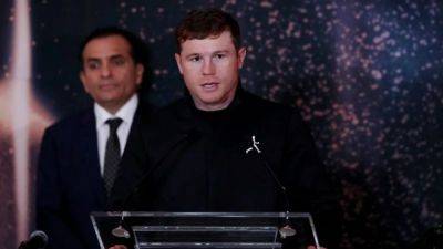 Jake Paul - Terence Crawford - Turki Alalshikh - Canelo Alvarez signs Saudi deal, nixing Jake Paul fight - channelnewsasia.com - Usa - Mexico - Saudi Arabia - Puerto Rico - county Crawford