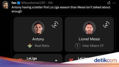 Meme Antony Bersinar di LaLiga, Messi Sih Lewat!