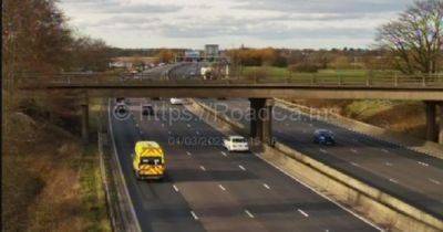 LIVE: M6 closure as police rush to scene after car flips over - latest updates